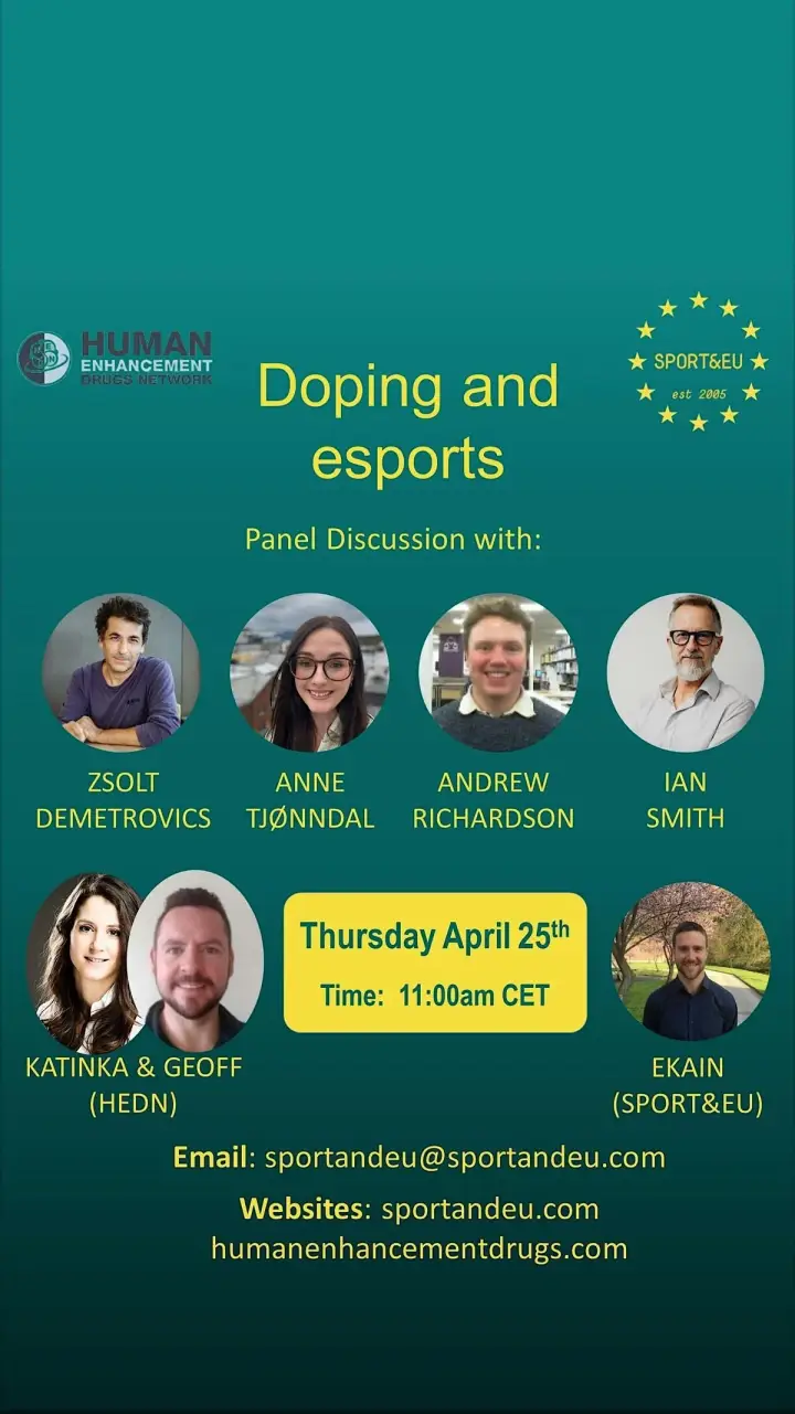 Sport&EU Short Talk - Esports & Doping (youtube.com)